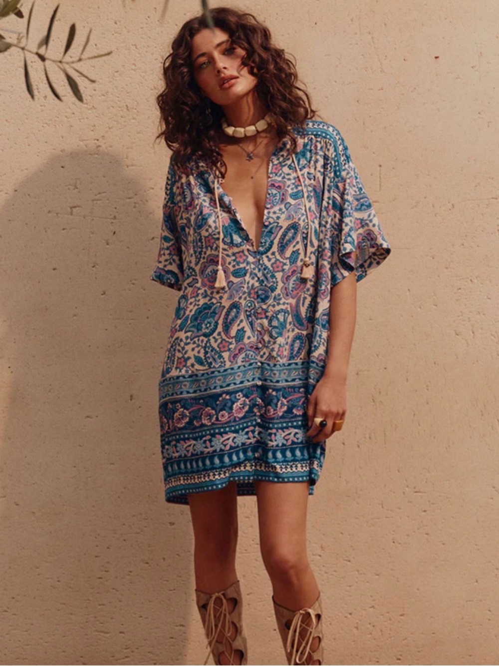 Spell Marmont Flutter Tunic Dress
